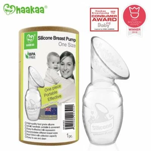 Manual Breast Pump Silicone Breastfeeding 100% Food Grade Silicone Baby Feeding - Picture 1 of 12