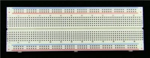 1 x Solderless Breadboard 830 Silver Contacts 165 x 55mm Electronics Prototype - Picture 1 of 1