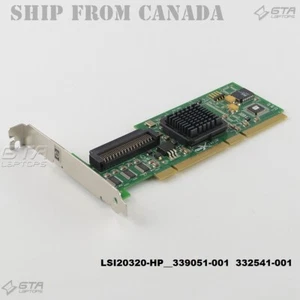 LSI Logic LSI20320-HP 64-bit PCI-X Card 339051-001 332541-001 - Bild 1 von 6