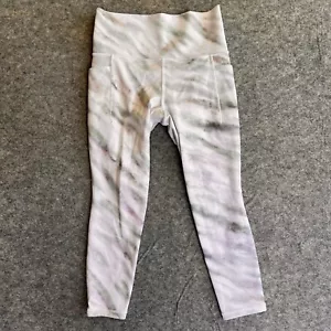 Athleta Salutation Stash Pocket II 7/8 Crop SP High Waist Legging White Tie Dye - Bild 1 von 12