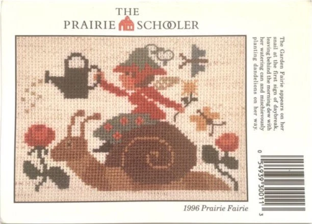 1996 Prairie Fairie by Prairie Schooler cross stitch pattern - Image 1 of 1