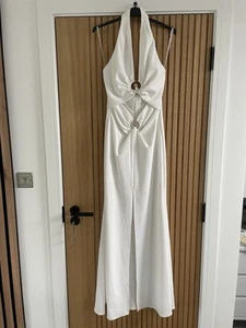 Elliatt Halter Neck Cut Out Maxi Dress Size S  - Picture 1 of 8