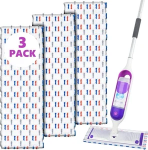 3 Pack Reusable Mop Pads for Swiffer PowerMop, Power Refills 3 PACK  - Picture 1 of 7