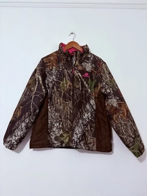 Chaqueta Mossy Oak Mujer XL Camuflaje Rosa Borde Cálido Puffer Caza Invierno Foto 1 de 4