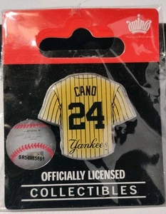 NY New York Yankees Rob Cano 24 jersey pin yellowed MLB - Picture 1 of 1