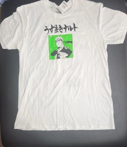 Men's Naruto Shippuden Shonen Jump T-shirt White Short Sleeve Crew Size L - Picture 1 of 5