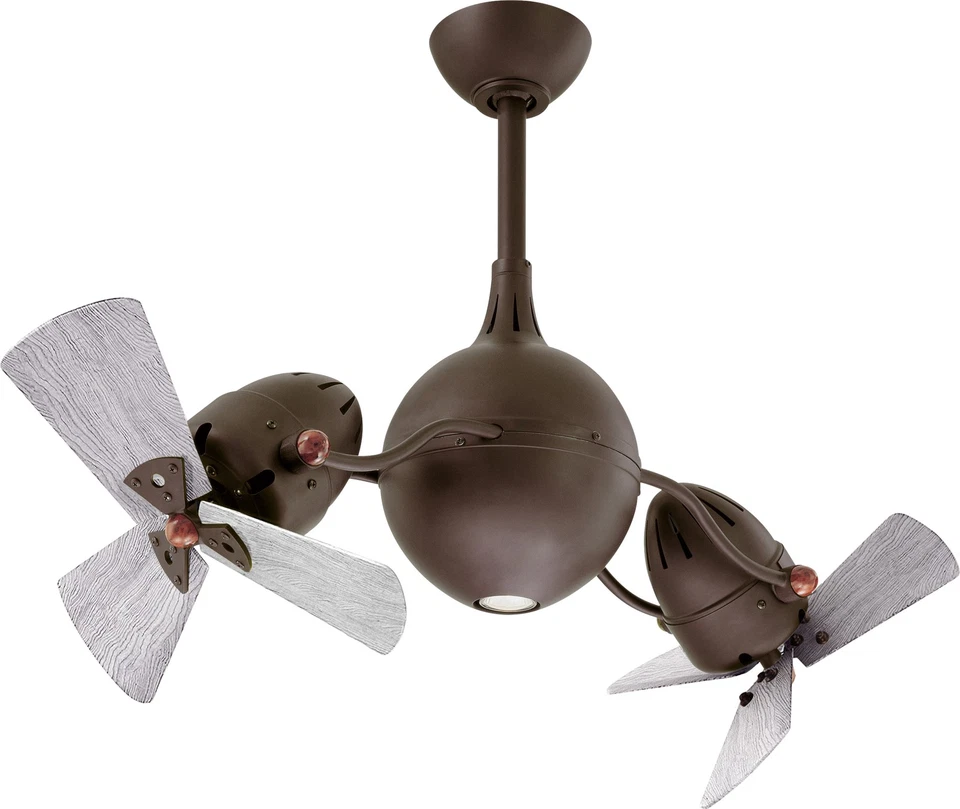 Matthews Acqua 38" Outdoor Ceiling Fan with LED & Remote Control Textured Bronze - Image 1 of 1