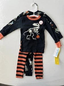 Carter's 18M Kleinkind Halloween Dinosaurier 4-teiliges eng anliegendes Pyjama-Set Just One You - Bild 1 von 2