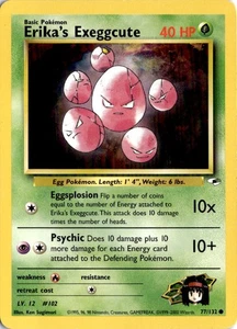 Erika's Exeggcute (77) Common Gym Heroes 077/132 MP - Picture 1 of 2