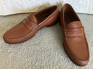 Johnston & Murphy Collection braune Leder Penny Loafer ~ Herren 8 M ~ 24 1590 ~ SCHÖN! - Bild 1 von 16