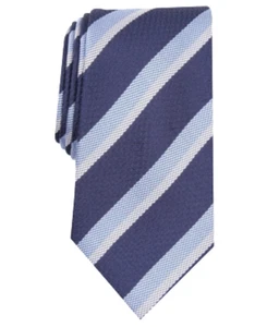 Tasso Elba Men's Stripe Silk Tie (Blue, One Size) - Picture 1 of 2