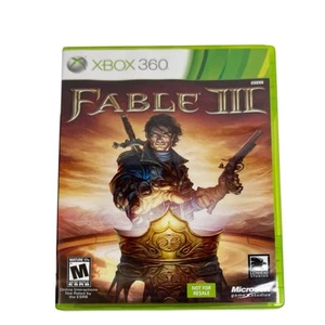 Fable 3 III Xbox 360 Preowned Original Case & Manual User Guide 2010 Video Game - Picture 1 of 9