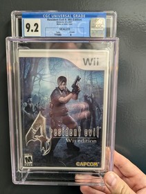 Resident Evil 4 Nintendo Wii Edition. CGC Graded 9.2