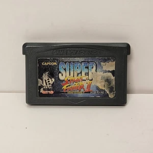 Super Street Fighter II Turbo Revival Game Boy Advance Authentic Saves Bad Label - Picture 1 of 8