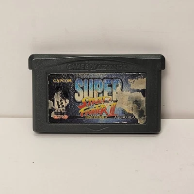 Super Street Fighter II Turbo Revival Game Boy Advance Authentic Saves Bad Label - Image 1 of 4