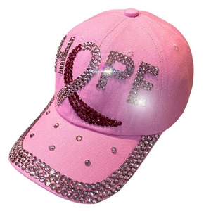 Popfizzy Cappelli Cancro al Seno Nastro Rosa per Donna, Consapevolezza del Cancro al Seno... - Foto 1 di 7