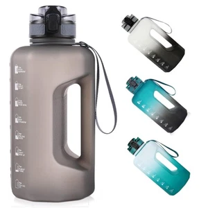 74oz Water Bottle with Handle Half Gallon BPA-Free Sports Jug for Gym Hiking ... - Picture 1 of 7