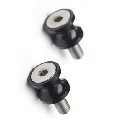 Pequeños carretes basculantes negros de 6 mm para PEGASO STRADA 650 17 16 15 14 13 12 Foto 1 de 4