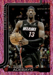 2025-26 Topps Basketball Pink Holo Foil Bam Adebayo - Picture 1 of 2