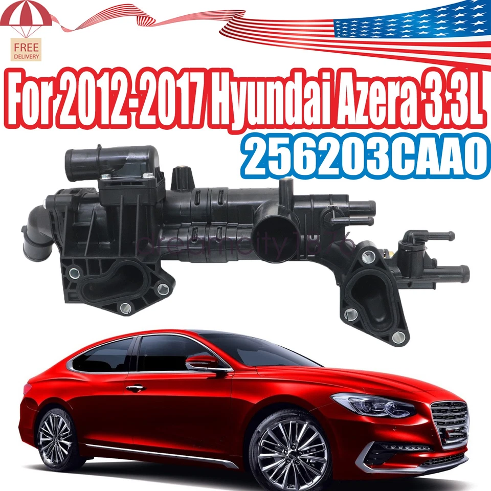 Conjunto de carcasa termostato para Kia Sedona/Sorento/Cadenza 2011-2018 256203CAA0 Foto 1 de 4