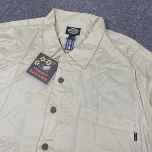 Tommy Bahama Hawaiian Camp Shirt Mens XL His Orchestra Swingin’ Vintage 90s NWT - Picture 1 of 10