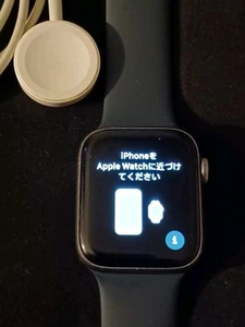 Apple Watch Series 5 44mm Space Gray Aluminum Case Good - Zdjęcie 1 z 9