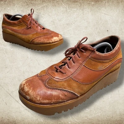 Vintage 70’s Tracer Platform Disco Shoes Men’s Size 9 Classic Groovy Boogie Club - Image 1 of 4