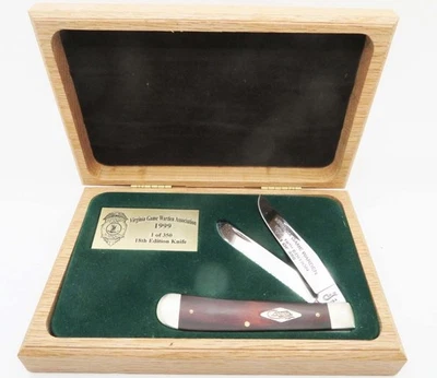 Y71) 1999 CASE 7254 TRAPPER VIRGINIA GAME WARDEN АССОКИТАЦИОННЫЙ СКЛАДНОЙ НОЖ - Изображение 1 из 4