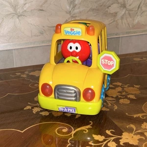 Big Idea Blue Box Toys 2003 VeggieTales Be Veggie IN A PKL School Bus. WORKS - Picture 1 of 6