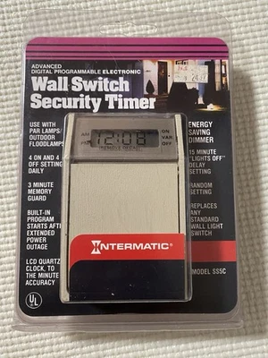 NEW Intermatic Programmable Digital Wall Switch Timer SS5C  - Image 1 of 4