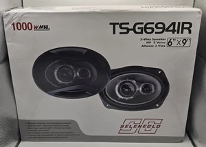 Selenglo TS-G6941R, Paar 6" x 9" 3-Wege 1000 W jeder Lautsprecher mit Gitter & Kabel  - Bild 1 von 2