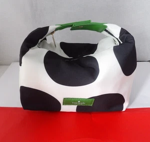 NWOT Authentic KATE SPADE NEW YORK Black, White, Green Women's Top Handle Bag - Picture 1 of 10