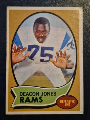 1970 Topps - Deacon Jones - #125 Los Angeles Rams - Image 1 of 2