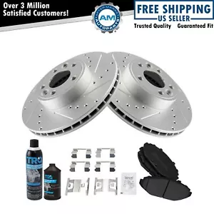 Front Metallic Brake Pad & Performance Rotor Kit for Ford Lincoln Mercury - Picture 1 of 7