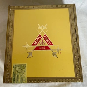 Montecristo No. 1 caja de cigarros de madera para cigarros con sello fiscal - Imagen 1 de 9