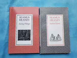 Seamus Heaney Posten zwei Gedichtbücher Dinge sehen Bahnhof Insel TPB - Bild 1 von 1