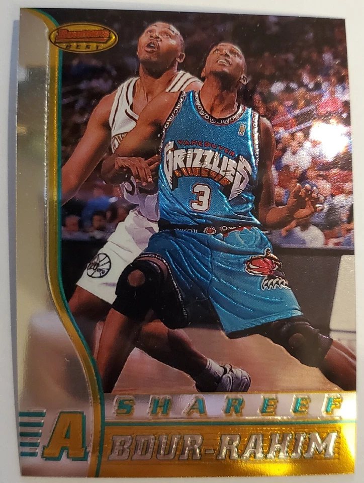Shareef Abdur-Rahim RC Vancouver Grizzlies 1996-97 Bowman's Best #R3 Card NMM - Image 1 of 1