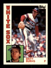 1984 Topps Tiffany #125 Britt Burns NM/NM+ White Sox 231321