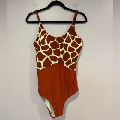 Nuevo con etiquetas Traje de baño Coral Reef Giraffe de una pieza espalda abierta talla grande Foto 1 de 4