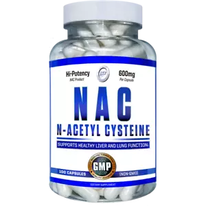 N-ACETYL-L-CYSTEIN 600 mg 100 Kapseln NAC Hi Tech nicht gentechnisch veränderte USP-Qualität USA 🙂 🙂 - Bild 1 von 2