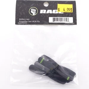 Rage RC RGRA1160 - X-Fly Propeller Set Black Green, (4) - Picture 1 of 1