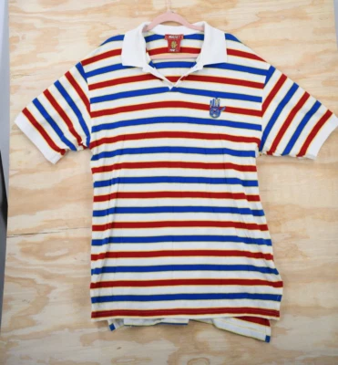 Мужская рубашка-поло Miskeen в полоску Pique 3XL с вышивкой - Изображение 1 из 4