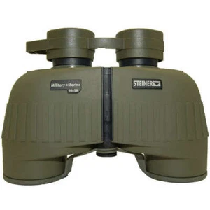 Steiner Military + Marine 10x50 Fernglas Binoculars Jagd Bundeswehr Oliv Tasche  - Afbeelding 1 van 8