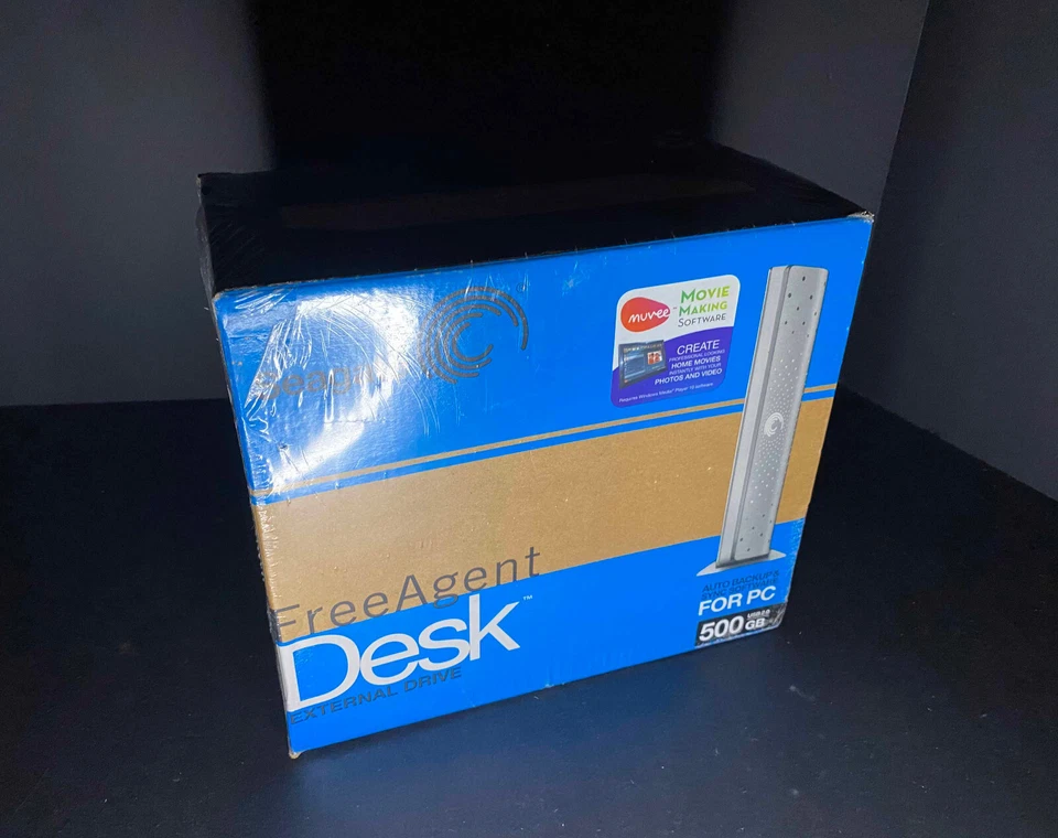 Seagate FreeAgent Desk 500 GB External Hard Drive New - Image 1 of 4