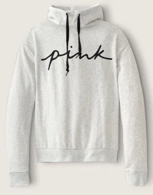 JERSEY CUELLO CAPUCHA SALÓN DIARIO ROSA VICTORIA'S SECRET talla XL Foto 1 de 4