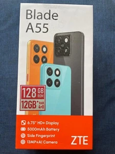 ZTE Blade A55 Android Mobile Phone 12GB+128GB Dual SIM Unlocked Great FAST Phone - Picture 1 of 1