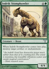 [1x] Indrik Stomphowler - Foil - Slight Play, English - Dissension MTG Magic