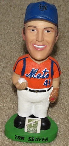Tom Seaver New York Mets Bobblehead - Orange Jersey - Stadium Giveaway SGA Cover