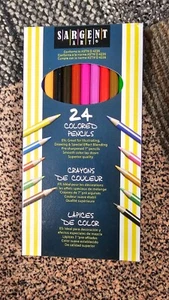 SARGENT ART, 24 Colored Pencils For Illustrating And Drawing - Ready To Ship! - Picture 1 of 1