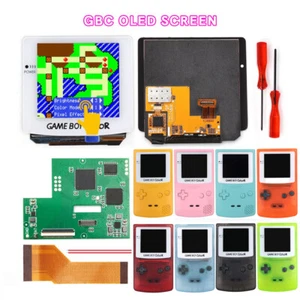 Blanco GameBoy Color AMOLED OLED Pantalla Táctil OSD RETRO PIXEL Kit + Carcasa - Imagen 1 de 55